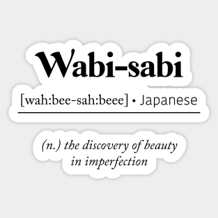 Wabi-sabi - Beauty in Imperfection Sticker